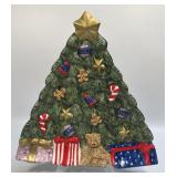 Ceramic Christmas Tree Plate ï¿½Celebrate The