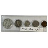 1942 Year Set of Coins