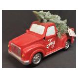 Winter Wonder Table Centerpiece Red Truck With