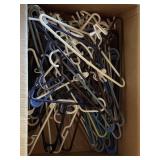 Box of Assorted Clothes Hangers