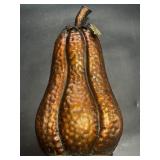18" Metal Pumpkin Decor