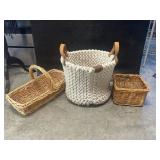 (3) Assorted Baskets Including Ugg