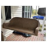Wicker Porch Swing