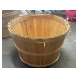 12" x 18"  Natural Wood Bushel Basket