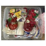 Container W/ Contents Including Christmas Gift