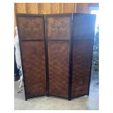 Three-Panel Room Divider Screen 67" x 58"