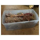 96 Qt Rubbermaid Tote with Assorted Christmas