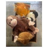 Lot Of Assorted Stuff Animals Including Curious