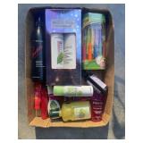 Tray Lot Of Assorted Items Including Bathtub