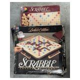 2 Scrabble Crossword Games-Pieces Unknown