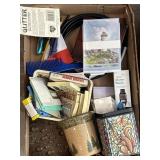 Assorted items including sticky notes & more