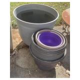 (10) Assorted Flower Pots