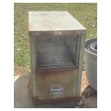 Vintage 2 Drawer Fire King Fire Proof Filing