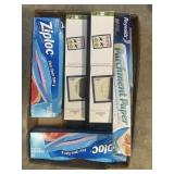 Tray Lot Of Assorted Parchment Paper, Ziplock
