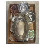 Tray Lot Of Assorted Trinket Box