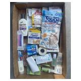 Tray Lot Of Assorted Items Including Latex
