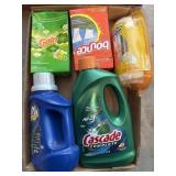 Oxi Clean, Cascade, Dryer Sheets, Swiffer Duster