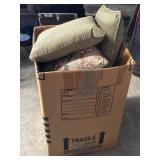 Box Of Assorted Decorative Pillows