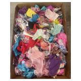 Tray Lot Of Assorted Barbie Doll Clothes &