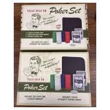 2 Texas Hold Em Poker Sets