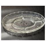 Floral Divided Dish 12"