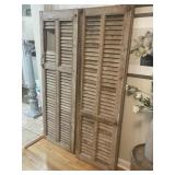 Antique Wood Shutters (As Pictured)