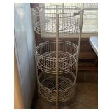 45" x 18" 3 Tier Wire Storage Display