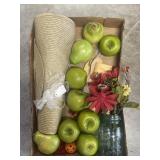 Tray Lot Of Assorted Items Including Place Mats,