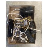 Tray Lot Of Assorted Cords, Remotes & More
