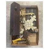 Tray Lot Of Assorted Wall Decor & More