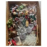 Tray Lot Of Assorted Christmas Ornaments