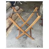 27" Vintage Luggage Stand