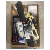 Tray Lot Of Assorted Items Including Tape