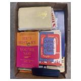 Tray Lot Of Assorted Books & More