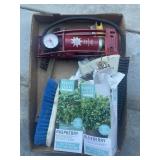 Tray Lot Of Assorted Items Including Foot Pump,
