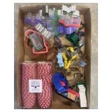Tray Lot Of Assorted Cookie Cutters & Baking Cups