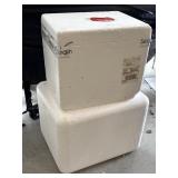 2 Large Styrofoam Coolers