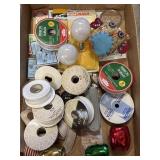 Tray Lot Containing Ribbon, Matches & More