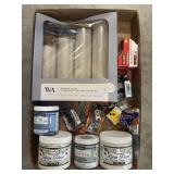 Tray Lot Of Assorted Items Including Resin Paint,