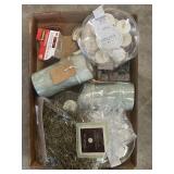 Tray Lot Of Assorted Items Including Tea Lights,