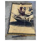 Woven Tapestry Throw Blanket