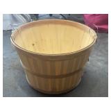 12" x 18"  Natural Wood Bushel Basket