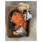 Tray Lot Of Assorted Fall/Halloween Decor