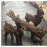 (3) Decorative Reindeer