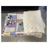 (2) Blankets Including Vintage Cool Mickey