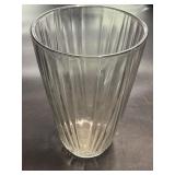 10" Tall Large Vase Pressed Lead Crystal