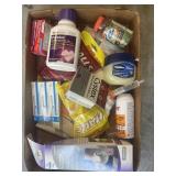 Tray Lot Of Assorted Items Including Purelax,