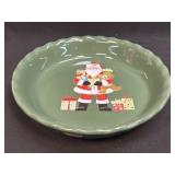 Vintage Green 10ï¿½ Scallop Edge Nantucket Santa