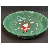 Nantucket Home Christmas Scalloped Edge Pie Plate