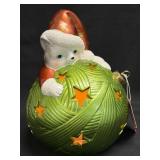 Home Reflections Christmas Cat Ornament Luminary